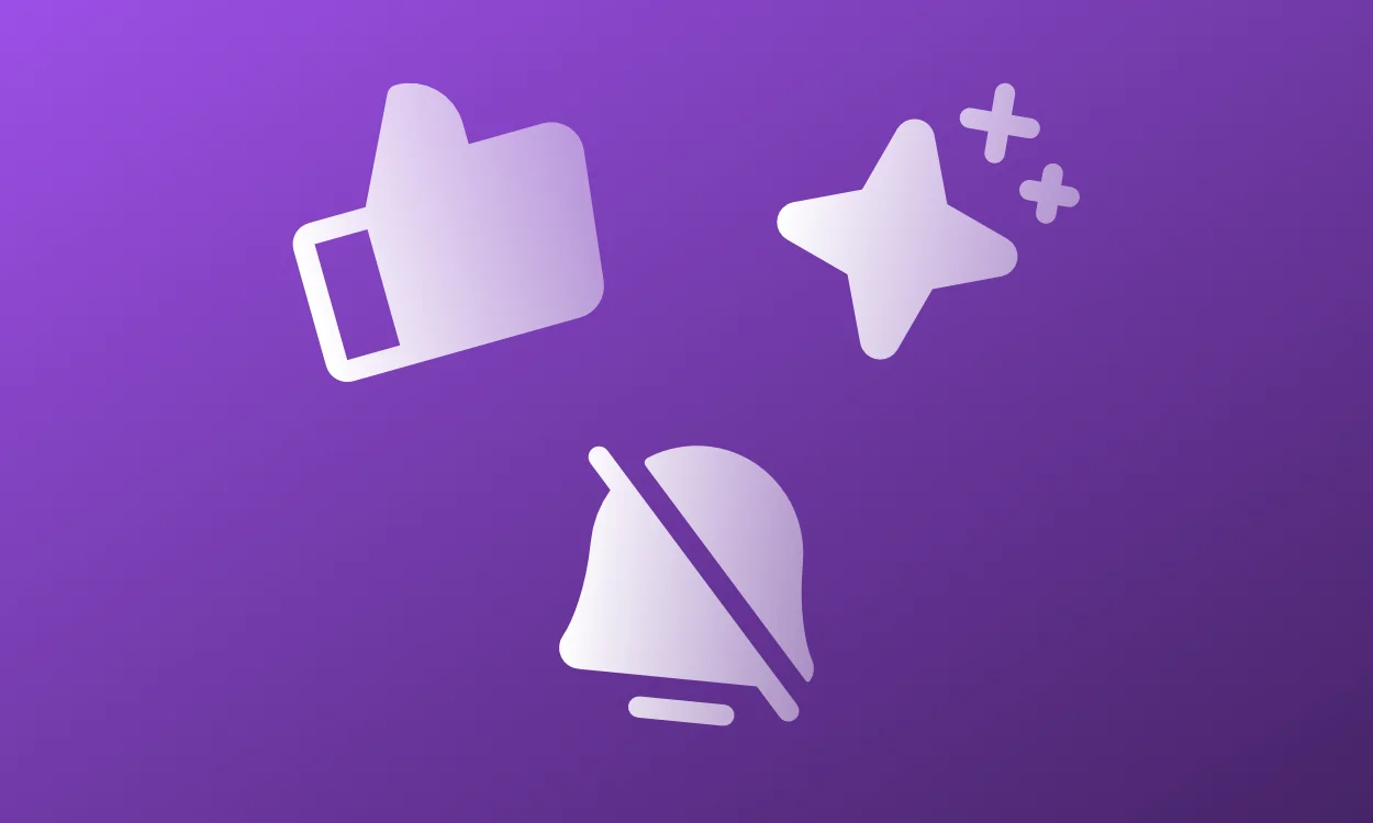 Simplicity: clean, focused interface